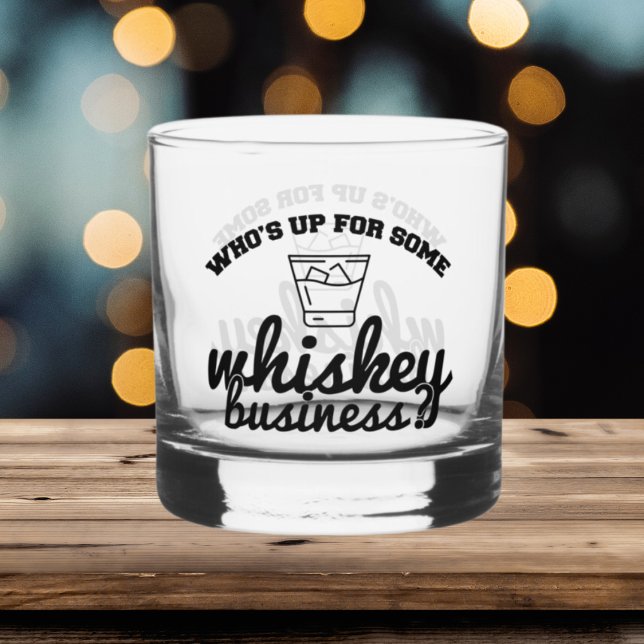 Vaso De Whiskey Divertido arte de palabras de negocios (Subido por el creador)