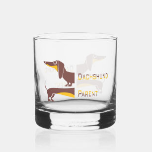 Vaso De Whiskey Divertido dachshund lindo para padres de perros la