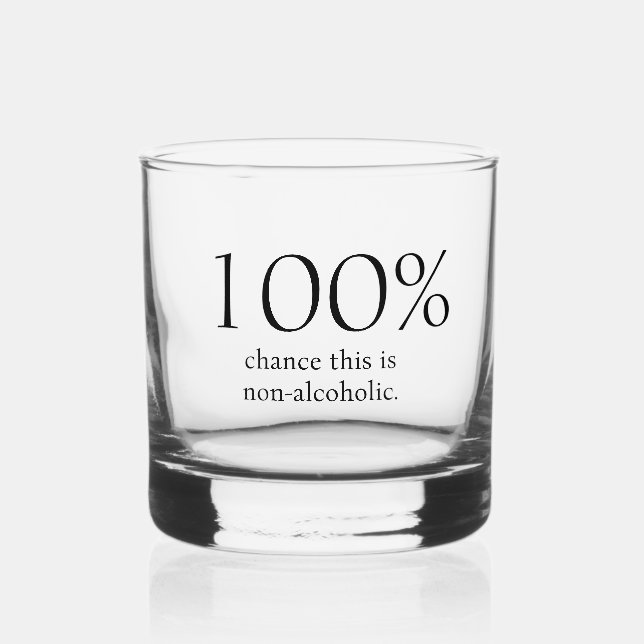 Vaso De Whiskey Divertido No alcohólico (Anverso)
