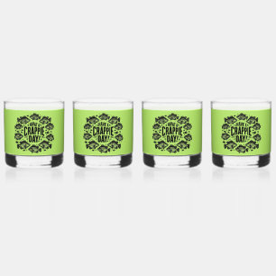 Vaso De Whiskey Divertido, que tengas un día de pesca de crappie