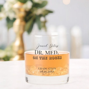 Vaso De Whiskey Dr. med Doktor Abschluss geschenk whiskey glas