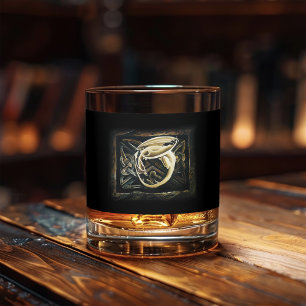Vaso De Whiskey Dragón de la crema del trabajo del nudo celta