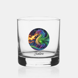 Vaso De Whiskey Dragón Personalizado que Respira Fuego
