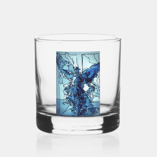 Vaso De Whiskey Drinkware Set Blue Angel
