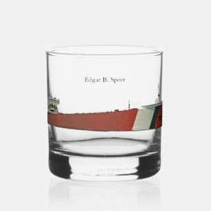 Vaso De Whiskey Edgar B. Vidrio del altavoz
