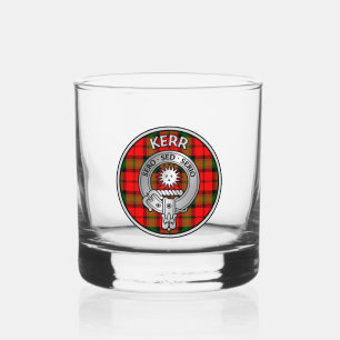 Vaso De Whiskey [EDIT] Clan Kerr Escudo y Tartán