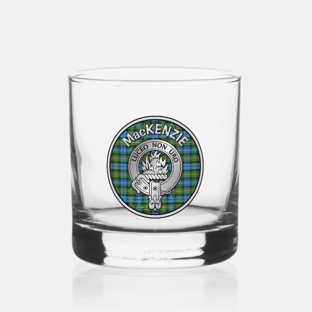 Vaso De Whiskey [EDIT] Clan MacKenzie Escudo y Tartán (Anverso)