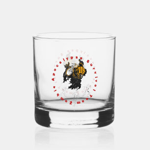Vaso De Whiskey El equipo de supervivencia del apocalipsis zombie