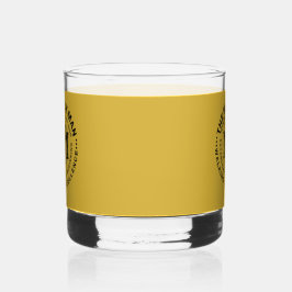 Vaso De Whiskey El hombre negro del día del padre Emblem Keepsake