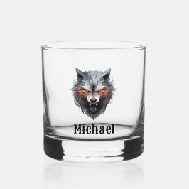 Vaso De Whiskey El Lobo Personalizado