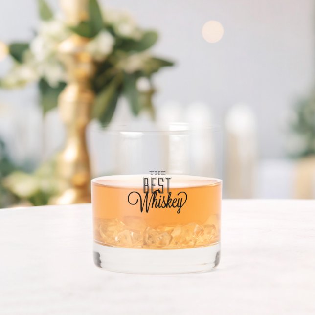 Vaso De Whiskey El mejor whisky (Insitu (Boda))