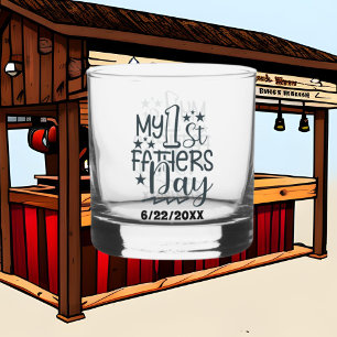 Vaso De Whiskey El primer día del padre agrega fecha