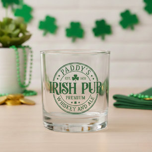 Vaso De Whiskey El pub irlandés Classic St Patrick's Day Paddy