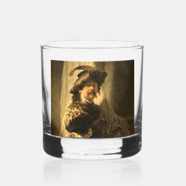 Vaso De Whiskey El Whiskey Glass estándar del portador de Rembrand