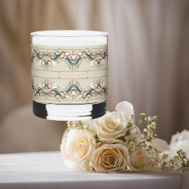 Vaso De Whiskey Elegancia de la Costa de la Perla Gafas Impresas R