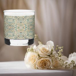 Vaso De Whiskey Elegancia de la Costa Perla Rocas Náuticas Impresa