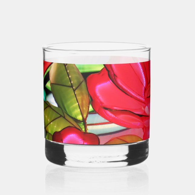 Vaso De Whiskey Elegancia Eléctrica en Rosa  (Anverso)