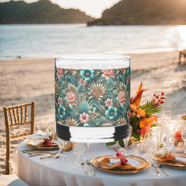 Vaso De Whiskey Elegancia tropical ligera Roca vidrio