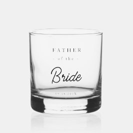Vaso De Whiskey Elegant Father of the Bride