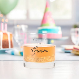 Vaso De Whiskey Elegant Father of the Groom