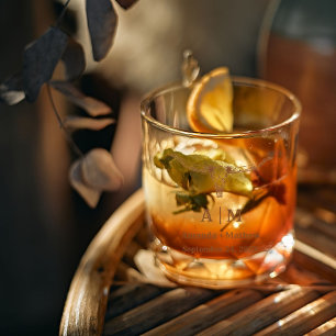 Vaso De Whiskey Elegante Boda Boho Western Cowboy
