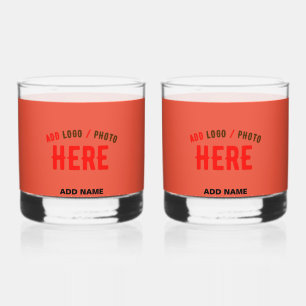 VASO DE WHISKEY ELEGANTES MODERNAS TOMATE ROJO VERIFICADAS DE MARC