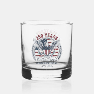 Vaso De Whiskey Emblema del águila America 250 • Patrimonio patrió