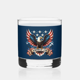 Vaso De Whiskey Emblema del águila de América 250