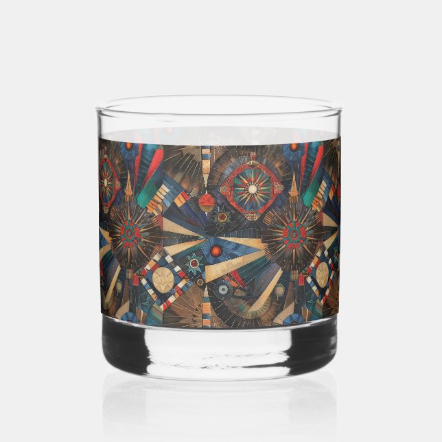 Vaso De Whiskey Enigmática "Crónicas indígenas antiguas" Roc (Anverso)