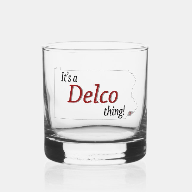 Vaso De Whiskey Es una cosa de Delco (R) (Anverso)