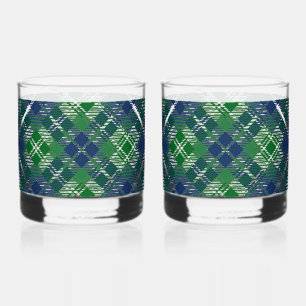 Vaso De Whiskey Escocia Plaid