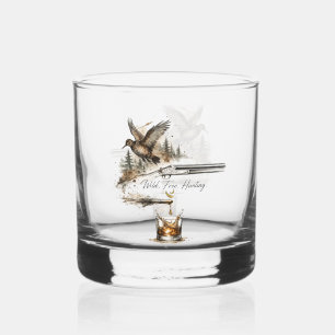 Vaso De Whiskey Escopeta de caza salvaje y libre y bala a arte de 