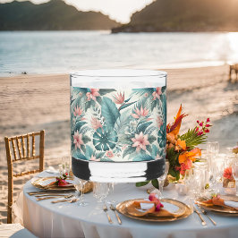 Vaso De Whiskey Esencia tropical ligera roca vidrio