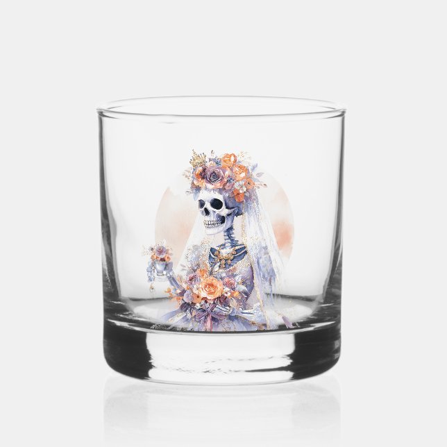Vaso De Whiskey Espeluznante Glass de Halloween (Anverso)