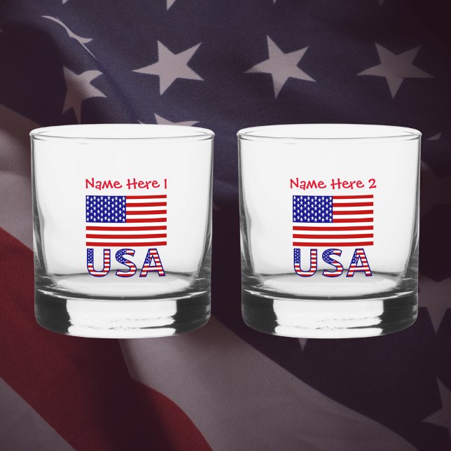 Vaso De Whiskey Estados Unidos Estados Unidos Bandera Roja Persona (Subido por el creador)