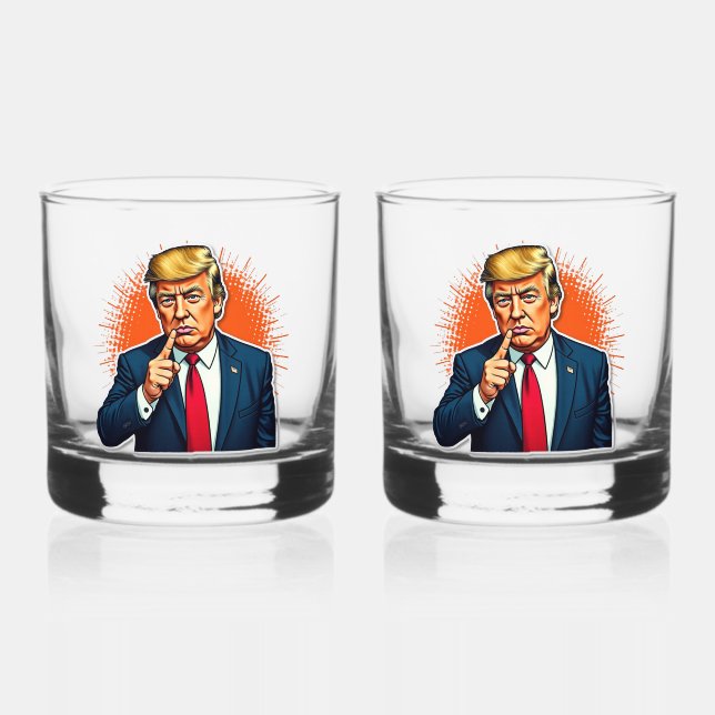 Vaso De Whiskey Estilo de Drinkware: Cristal de Rocas Impresas, Se (Anverso)