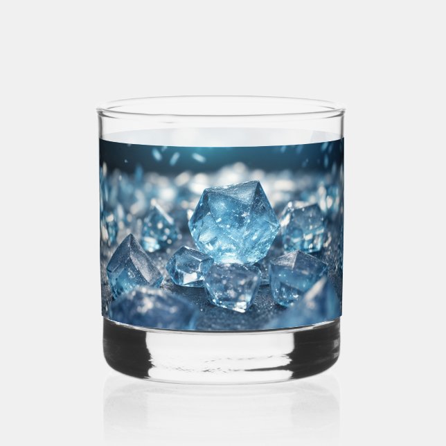 Vaso De Whiskey Estilo de Drinkware: Cristal de Rocas Impresas, Se (Anverso)