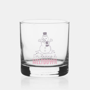 Vaso De Whiskey Estoy teniendo un colapso - Gracioso diseño de Sno