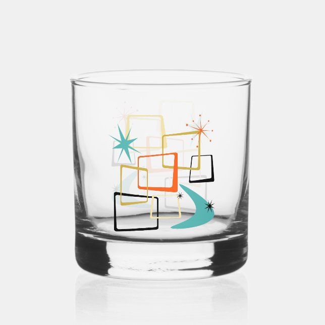 Vaso De Whiskey Estrellas de la era atómica Estrellas de Boomerang (Anverso)