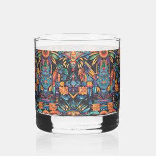 Vaso De Whiskey Ethereal Indigo "Simetría Epochal" Vidrio de Bebid