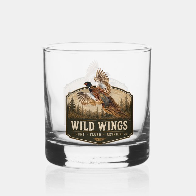 Vaso De Whiskey Faisán  (Anverso)