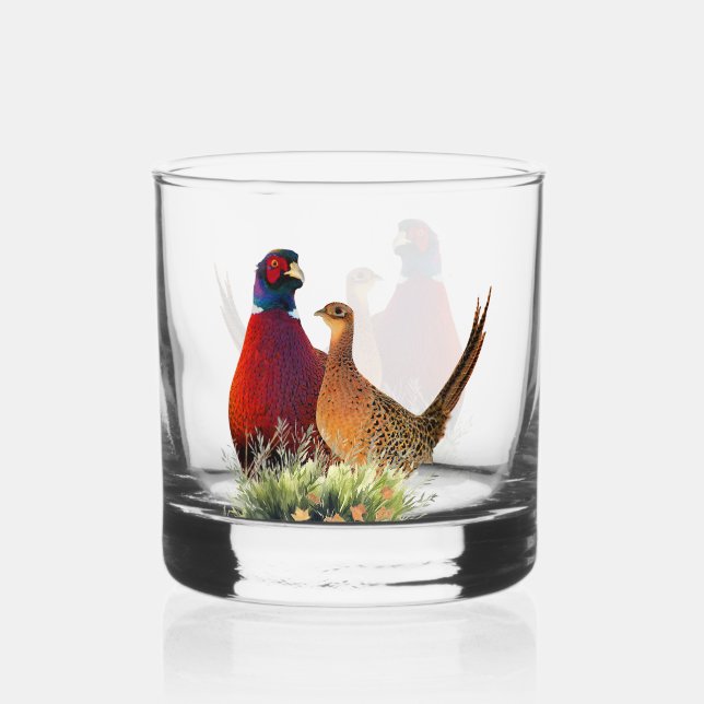 Vaso De Whiskey Faisán  (Anverso)