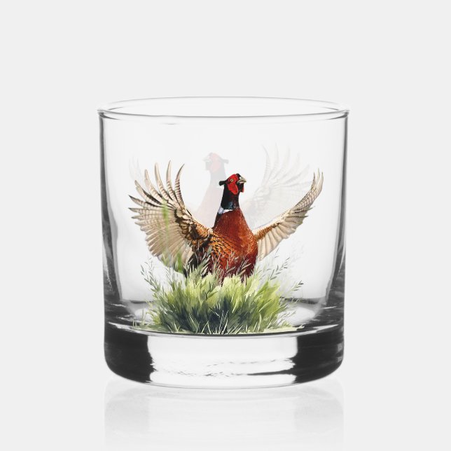 Vaso De Whiskey Faisán  (Anverso)