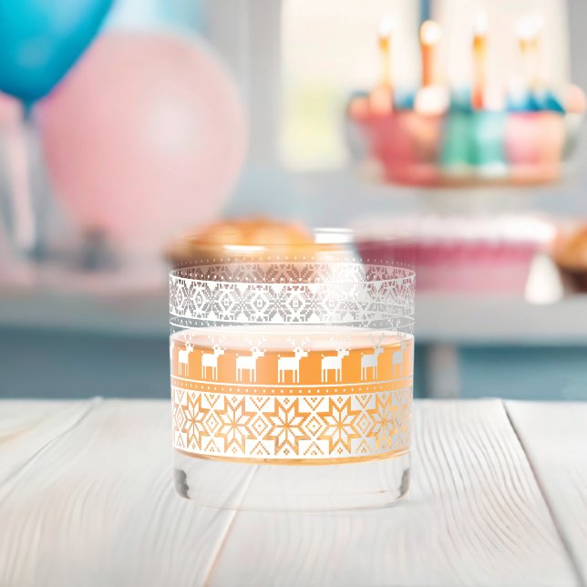 Vaso De Whiskey Famosos Navidades sudan renos nórdicos (Insitu (Baby Shower))