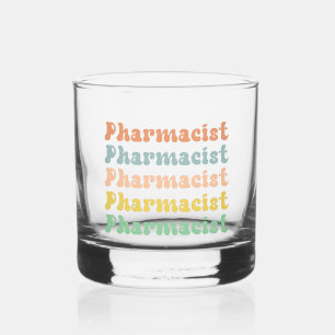 Vaso De Whiskey Farmacia Retro Groovy