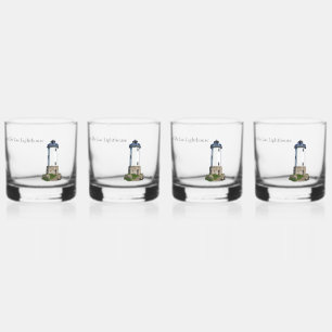 Vaso De Whiskey Faro de Fond Du Lac en vidrio
