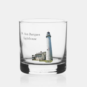 Vaso De Whiskey Faro Pt Aux Barques de vidrio