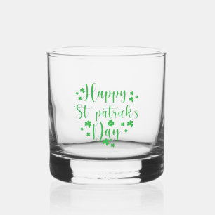 Vaso De Whiskey Feliz Día de San Patricio