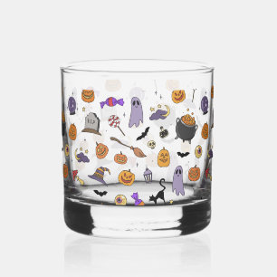 Vaso De Whiskey Fiesta de Halloween
