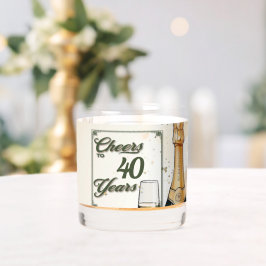 Vaso De Whiskey Fiesta de Salud a Años